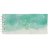 Блокнот А6+ 80л лин. "Sea" на спирали, ассорти