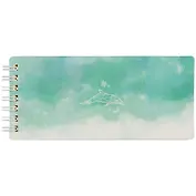 Блокнот А6+ 80л лин. "Sea" на спирали, ассорти