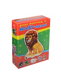 Макси-пазлы Дикие животные (ПМ-9570) (6 картинок) (Рыжий кот) (3+)