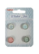 Набор декоративных пробок Зимнее Утро (SCB340982) (4 pcs) (4шт.) (упаковка)