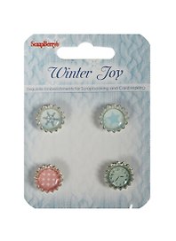 Набор декоративных пробок Зимнее Утро (SCB340982) (4 pcs) (4шт.) (упаковка)