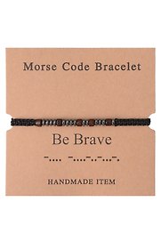 Браслет Морзе Be Brave (12-202509-BR-ZJ4314)