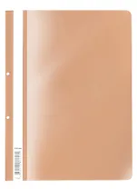 Папка-скоросшиватель А4 "Matt Powder" перфорация, пластик, персиковый, ErichKrause