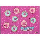 Покрытие на стол А4 "Модные пончики"