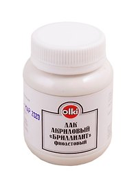 Лак акриловый, бриллиантовый фиолетовый, 100 мл, Olki