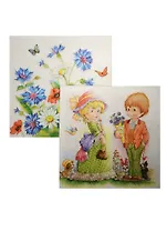 Набор салфеток для декупажа Первая любовь (211505/13309525) (2шт) (упаковка) (Froggy Art)