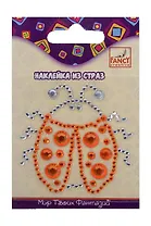 Набор для творчества FANCY CREATIVE Наклейка из страз Сова/Божья коровка, 6*6см, полимерная в асс.