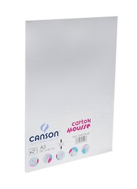 Пенокартон 02шт "Standart" 297*420*5мм, белый, Canson