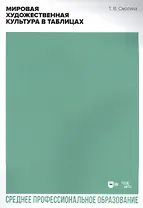 Мировая художественная культура в таблицах: учебное пособие для СПО