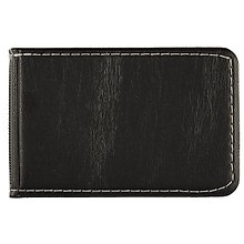 Визитница 40 карточек кож/зам, матов, черная, Centrum