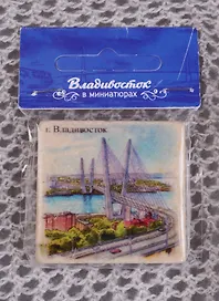 ЧГ:2588660 Магнит на камне Владивосток  Мост (22Vlvs01)
