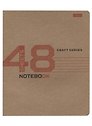 Тетрадь в клетку Hatber, Craft, 48 листов, в ассортименте