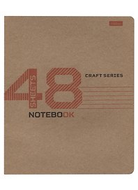 Тетрадь общая «Craft», 48 листов в клетку, A5, в ассортименте - Hatber