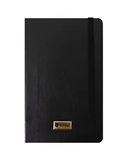 Записная книга А6 80л лин. "Elegance" черная, инт.переплет, Schiller