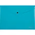 Папка-конверт А4 на кнопке "Matt Vivid" непрозр.пластик, бирюзовый, Erich Krause - 0