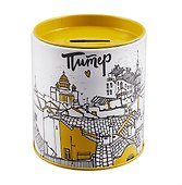 Копилка Бочка СПб Крыши и купола (10х9) (металл) - 0