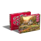 Пазл 1000 дет. Золотая долина  Cherry Pazzl 30493