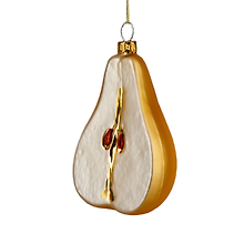 Новогоднее подвесное украшение ErichKrause Decor Груша (стекло) (9см) (64427)