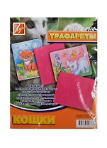 Трафарет пластмассовый рельефный Кошки (18С 1177-08) (упаковка)