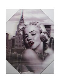 Постер 3D, Мэрилин Монро с бусами (18х24) (00440)