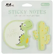 Закладки самоклеящиеся 2*40л "Дино"