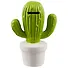 Копилка Кактус в белом горшке (керамика) (20х12) - 2