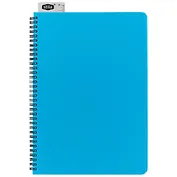 Тетрадь в клетку Stila, Neon Blue, А4, 96 листов