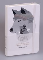 Moleskine/Молескин Записная книжка 9*14см Game of Thrones (нелинованная) Pct, белая LEGTQP012