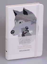 Moleskine/Молескин Записная книжка 9*14см Game of Thrones (нелинованная) Pct, белая LEGTQP012