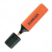 Текстовыделитель Stanger, Paper&Fax, оранжевый 1-4 мм