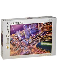 Пазл 2000К 32555 Clementoni Лас-Вегас Город азарта (97,5х66,8см) (High Quality Collection) (Travel) (коробка)