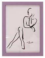 Фоторамка 13*18 "Силуэт" фиолетовое дерево