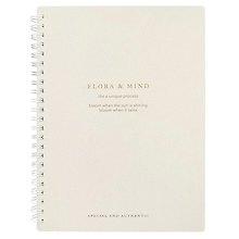 Тетрадь общая «Flora. Молочный», 80 листов в клетку, А5 - Be Smart