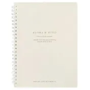 Тетрадь в клетку Be Smart, Flora, 80 листов, молочная