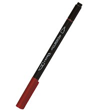 Фломастер Aqua Brush Duo двухсторонний, 2мм. Венецианский красный