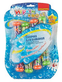 Палочки для плавания «Играем в воде», 4 штуки