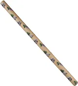 Бумага упаковочная 70*100см "Коньки и варежки с елками на крафте" крафт, НГ, инд.уп.