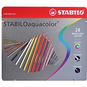 Карандаши акварельные «Aquacolor», 24 цвета, STABILO