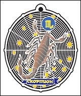 Закладка для книг Знак зодиака Скорпион (RBM-18) (Мир Бижу)