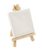 Холст на мольберте 15x15 см, белый, Art idea - 1