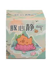 Игрушка Капибара на отдыхе (5см) (пластик) (Blind Box) (12-7003-202508-M340)