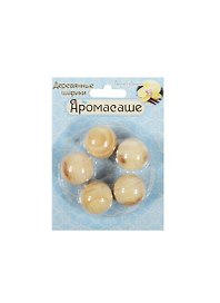 Аромашарики дерево 5 шт. ваниль (1019690)