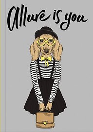 Книга для записей «Allure Is You», 136х206 мм, 176 страниц, Эксмо