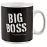 Кружка керамическая "Big boss", черная, 750 мл - 0