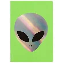 Записная книжка «From another planet» А6, 40 листов в линейку, сшивка, в ассортименте