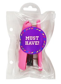 Степлер Must Have!, № 24/6, 20 листов, розовый, пластиковый