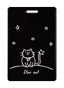 Чехол для карточек Кот и звезды Star Cat (глиттер) (ДГ2020-248)