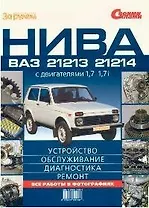 Нива ВАЗ-21213, -21214 с двигателями 1,7 и 1,7i. Устройство, обслуж., диагностика, ремонт