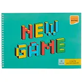Альбом для рисования Listoff, New Game, А4, 30 листов, на гребне