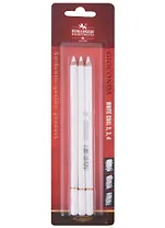 Карандаши угольные 3шт GIOCONDA EXTRA 8812 белые,  B-H, блистер, Koh-i-Noor
